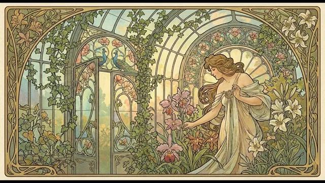 Elegant Greenhouse — Art Nouveau