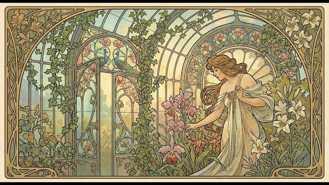 Elegant Greenhouse — a still from the animation