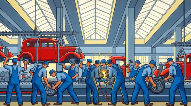 The Assembly Line — American Social Realism