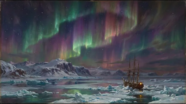 Aurora Borealis — Hudson River School
