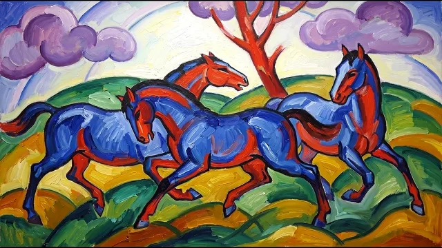 Galloping Horses — Der Blaue Reiter