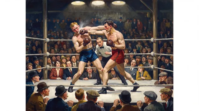 The Boxing Match — Ashcan School