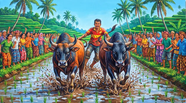 The Buffalo Race — Pacu Jawi