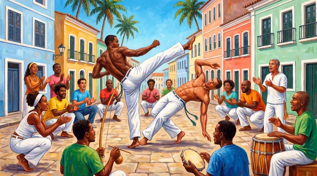 The Capoeira Roda — Contemporary Illustration