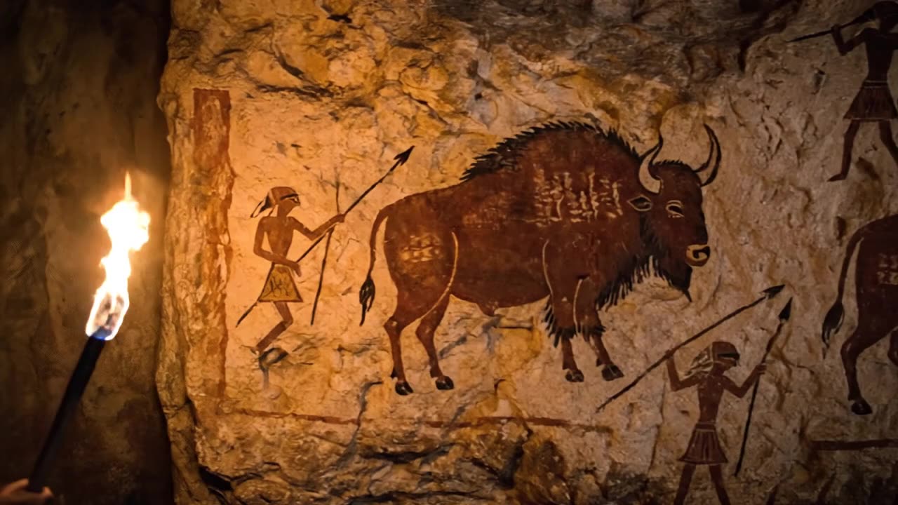 Ancient Hunt — a still from the animation