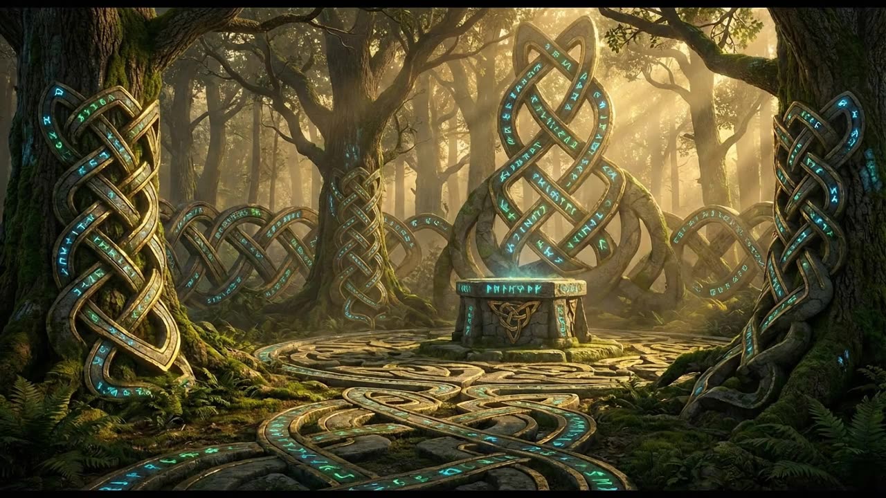 Mystical Knotwork — a still from the animation