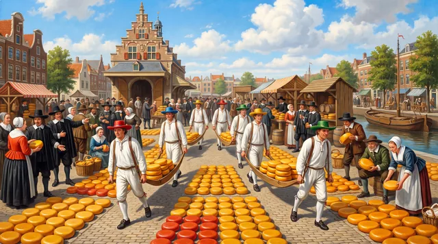 The Cheese Market — Dutch Golden Age