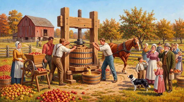 The Cider Mill — American Genre Painting