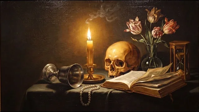 Vanitas by Candlelight — Dutch Golden Age Still Life