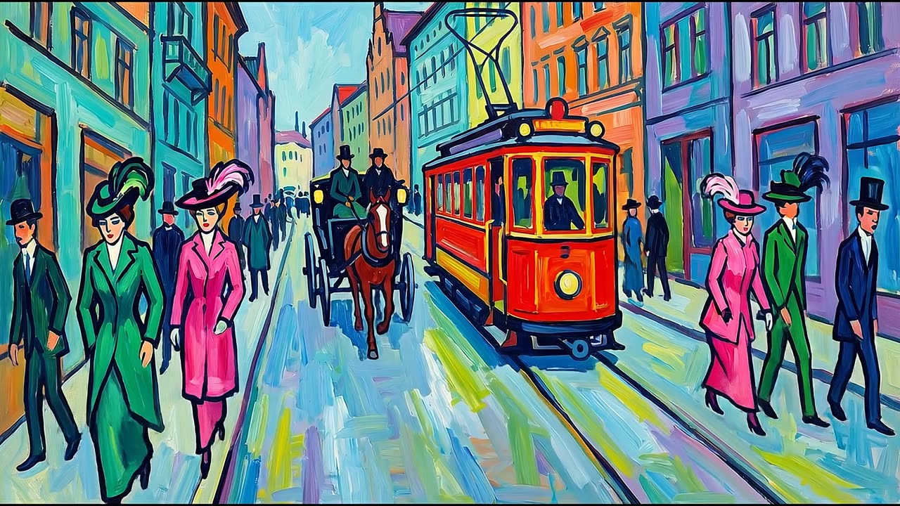 The Avenue — a still from the animation