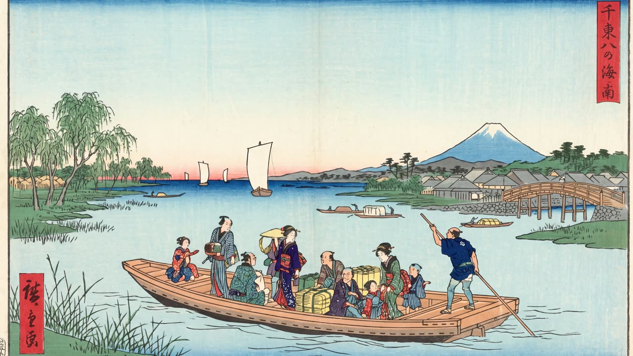 The Ferry Crossing — a still from the animation