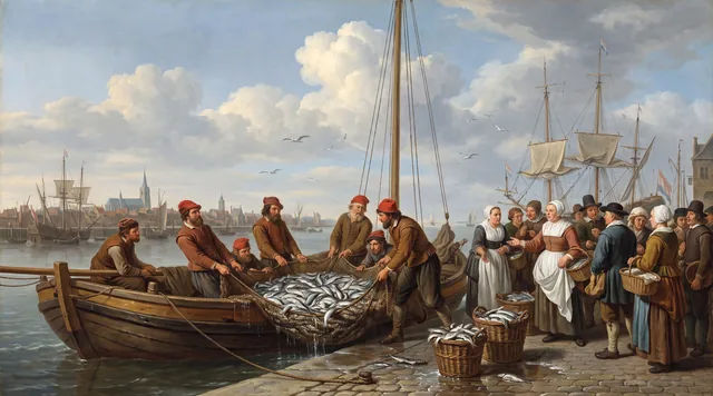 The Fishermen's Catch — Dutch Golden Age