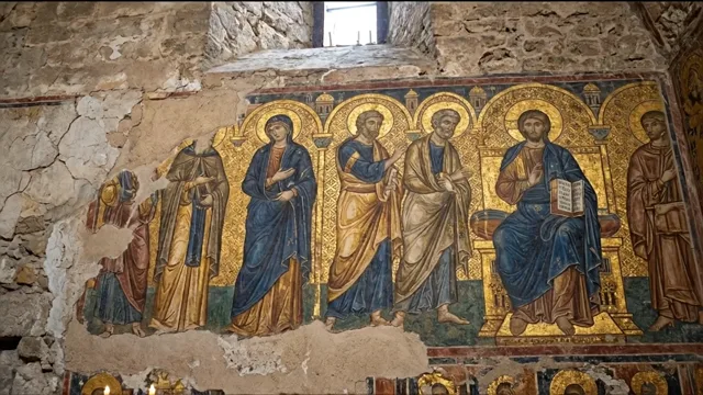 Saints — Romanesque Fresco