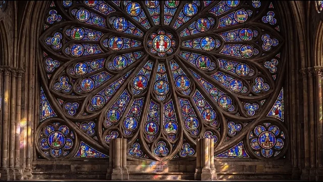 Rose Window — Gothic Stained Glass