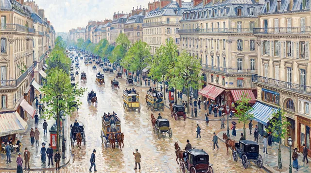 The Grand Boulevard — French Impressionism