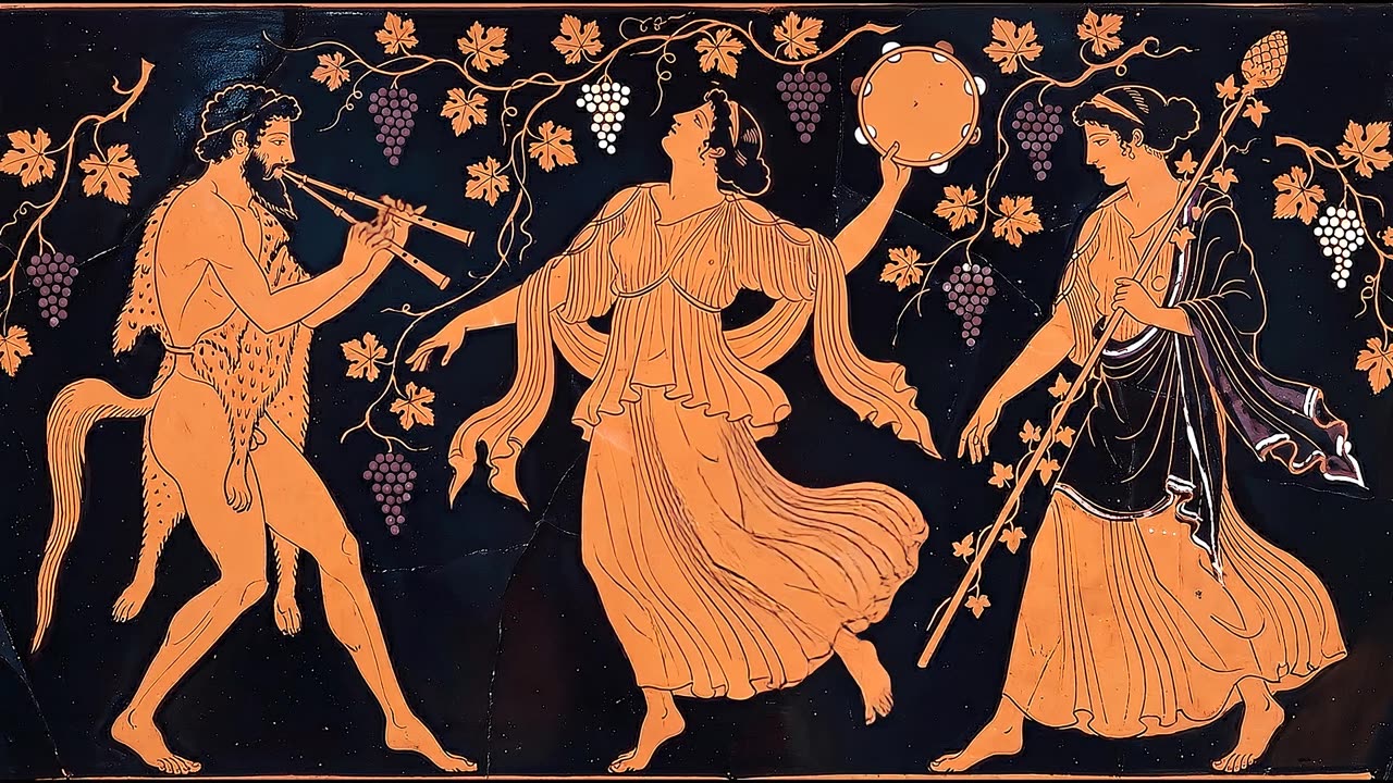 Dionysian Revel — a still from the animation
