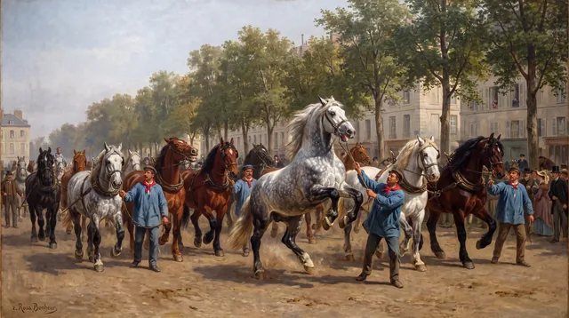 The Horse Fair — French Realism