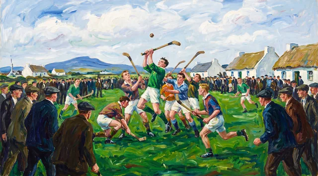 The Hurling Match — Irish Expressionism