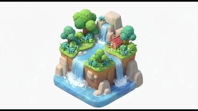 Floating Island — Isometric