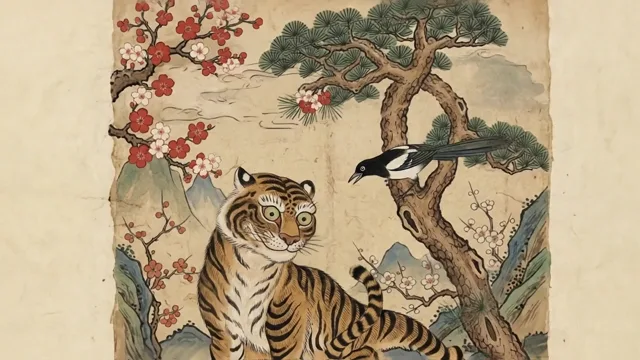 Tiger and Magpie — Joseon Dynasty Minhwa