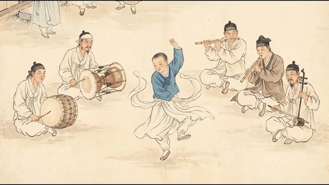 The Dancing Boy — Joseon Genre Painting