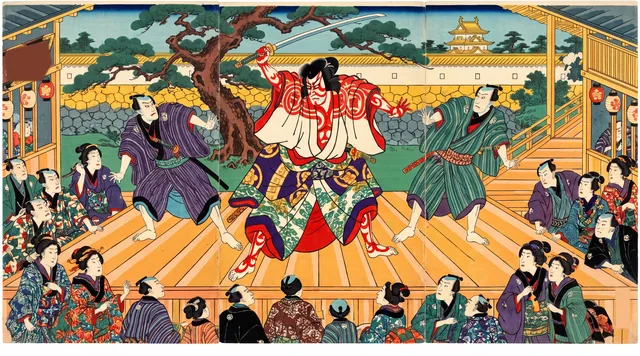 The Kabuki Stage — Edo Ukiyo-e