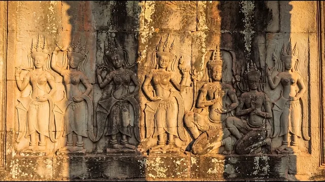 Apsara Dancers — Angkor Wat Bas-Relief