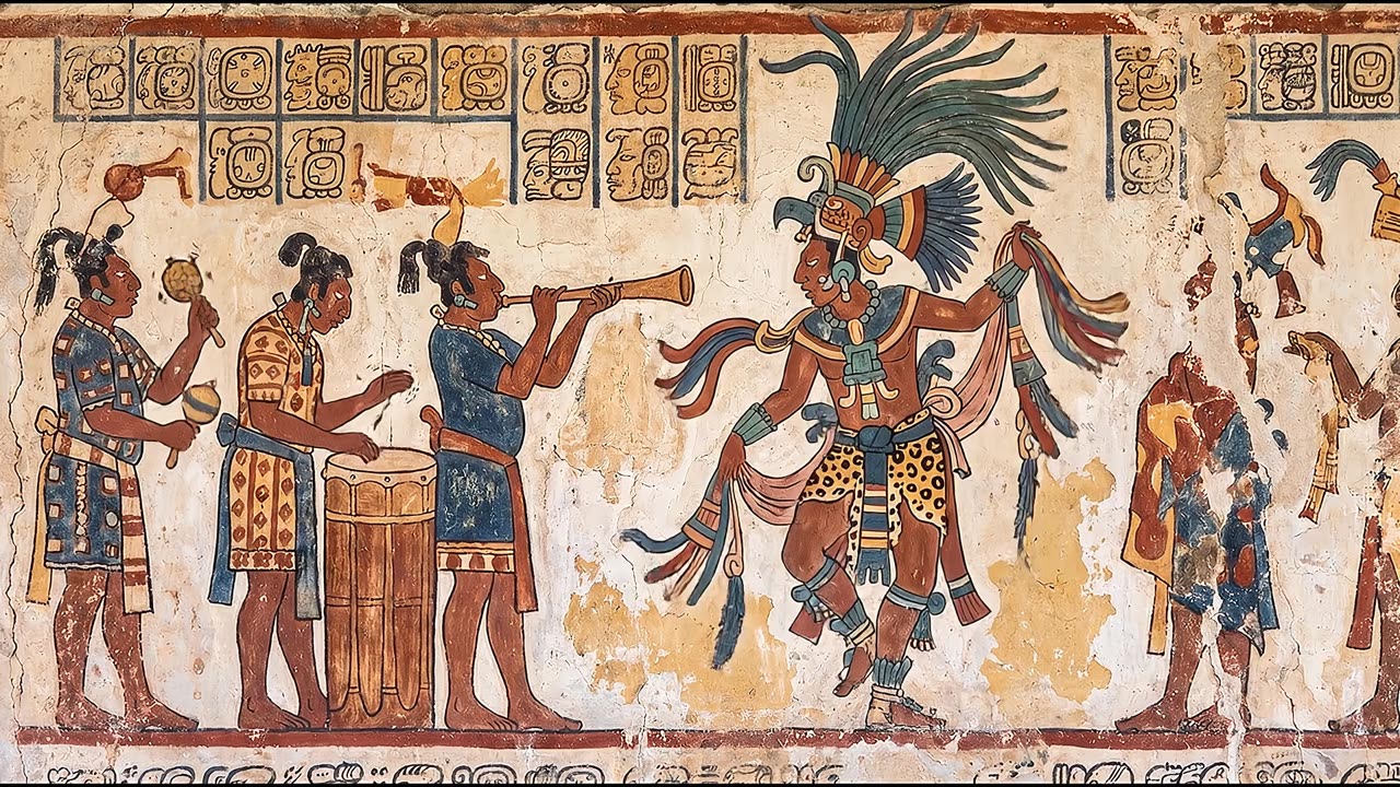 Festival Dancer and Musicians — a still from the animation