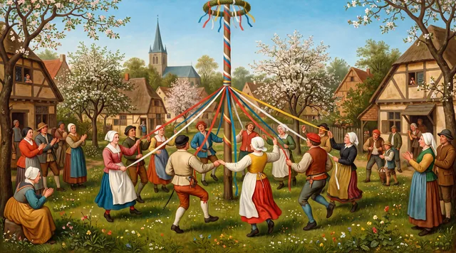 The Maypole Dance — Flemish Renaissance