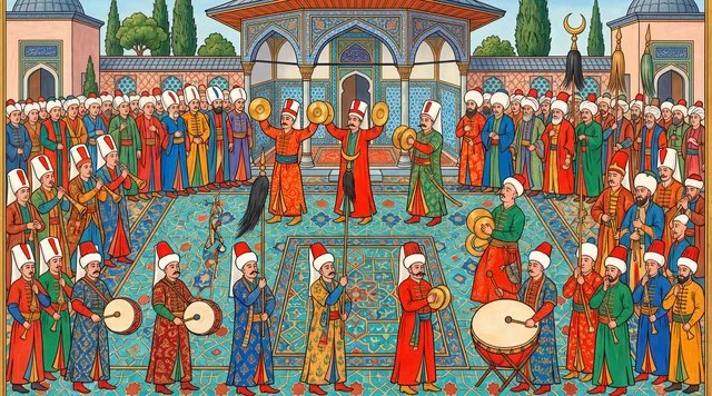 The Mehter Band — Ottoman Miniature