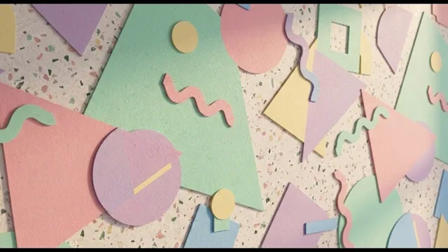 Geometric Loop — Memphis Design