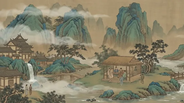 Mountain Landscape — Ming Dynasty Silk Painting