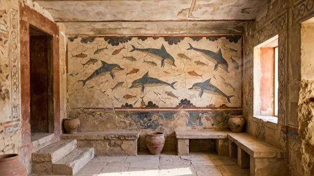 Jumping Dolphins — Minoan Fresco