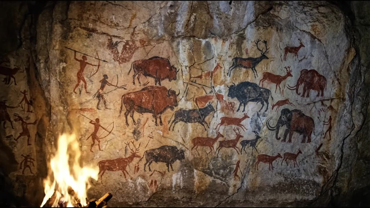 Ancient Hunt — a still from the animation