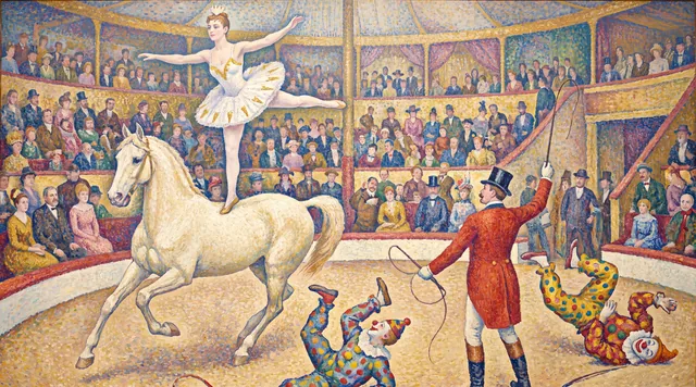 The Circus Ring — Pointillism