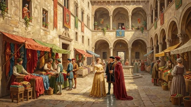 Italian Courtyard — Renaissance