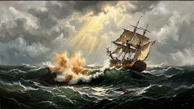 Tempest at Sea — Romanticism