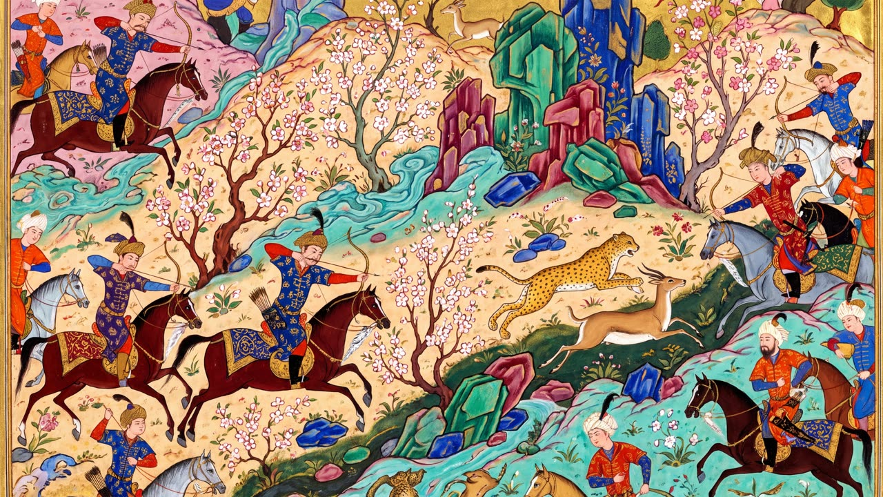 The Royal Hunt — a still from the animation