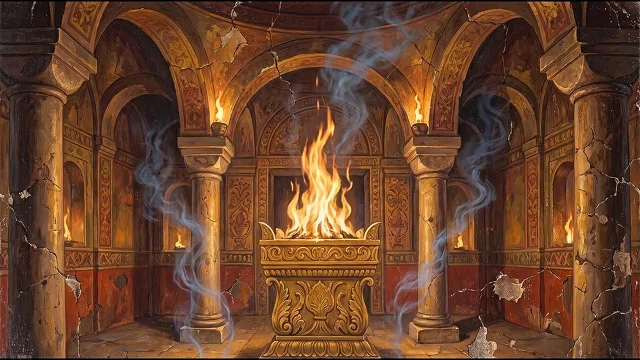 The Sacred Fire — Sasanian Fire Temple