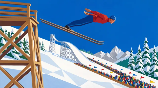The Ski Jump — Art Deco