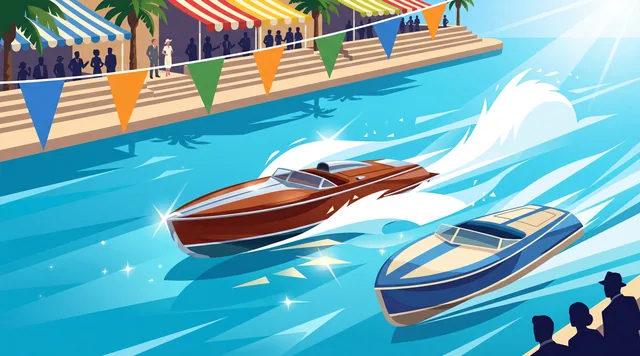 The Speedboat Race — Art Deco