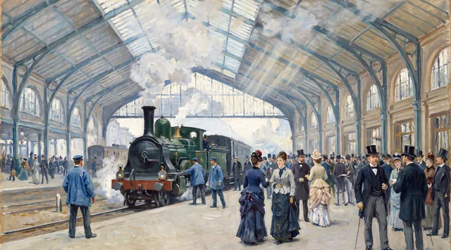 The Station — French Impressionism