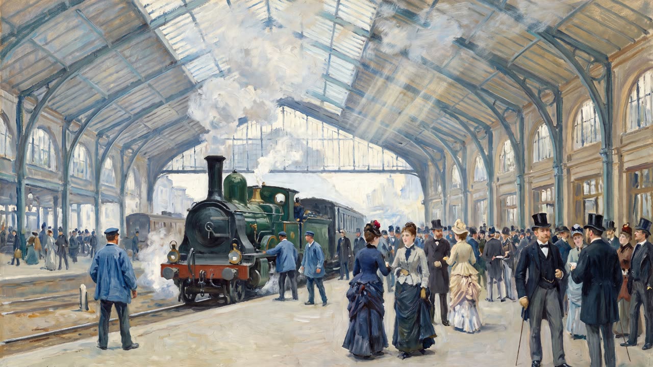 The Station — a still from the animation