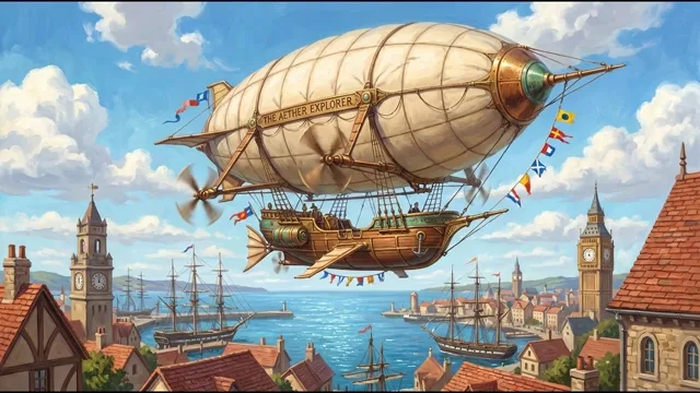 The Aether Explorer — Steampunk