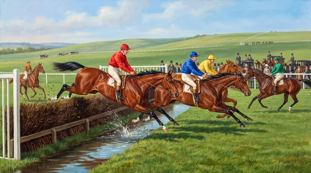 The Steeplechase — British Sporting Art