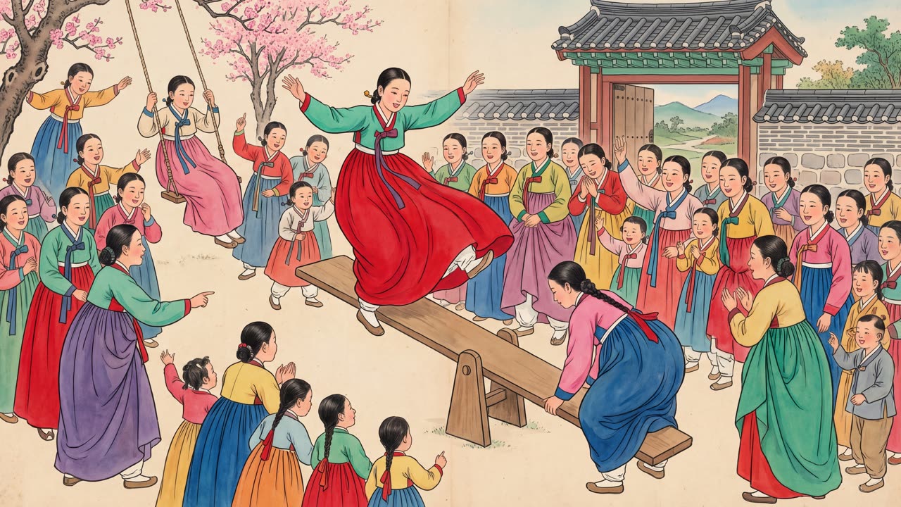 The Seesaw — a still from the animation