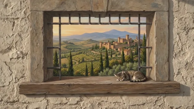 Stone Window Illusion — Trompe-l'œil