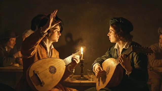 Lute Players — Utrecht Caravaggism