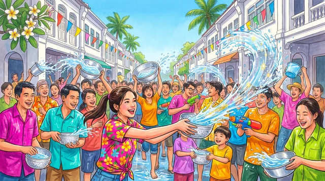 The Water Festival — Contemporary Illustration